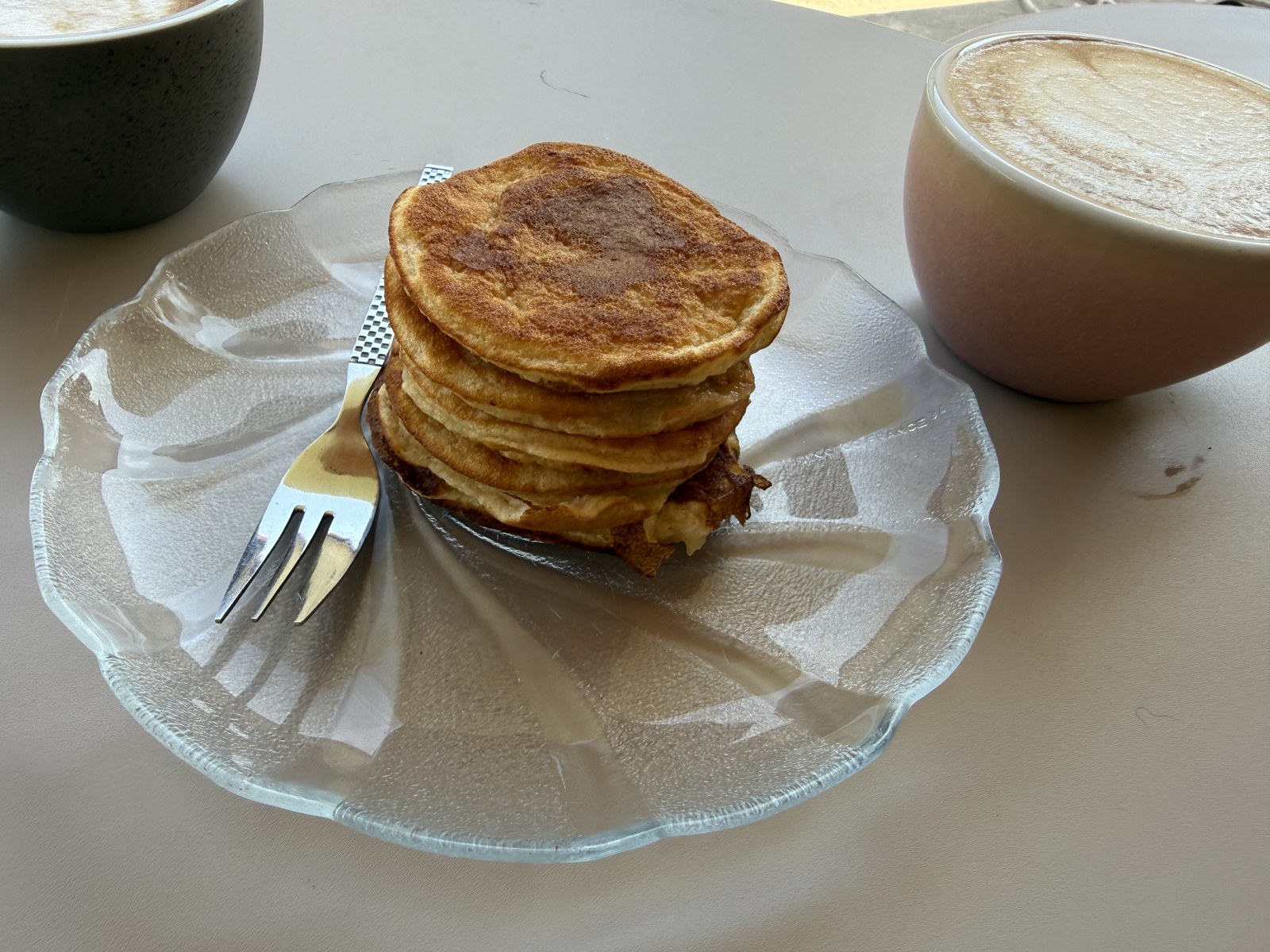 A pancake ready to serve