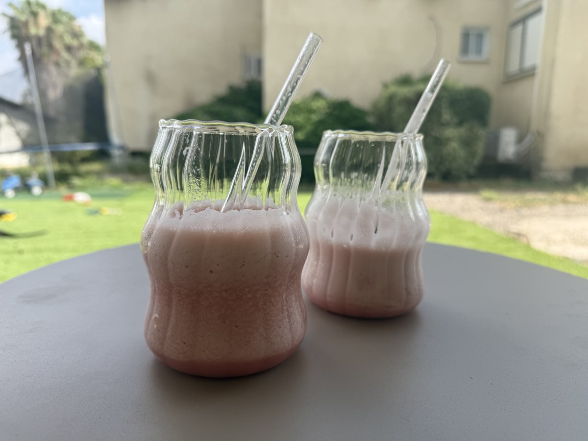 Finished watermelon shake